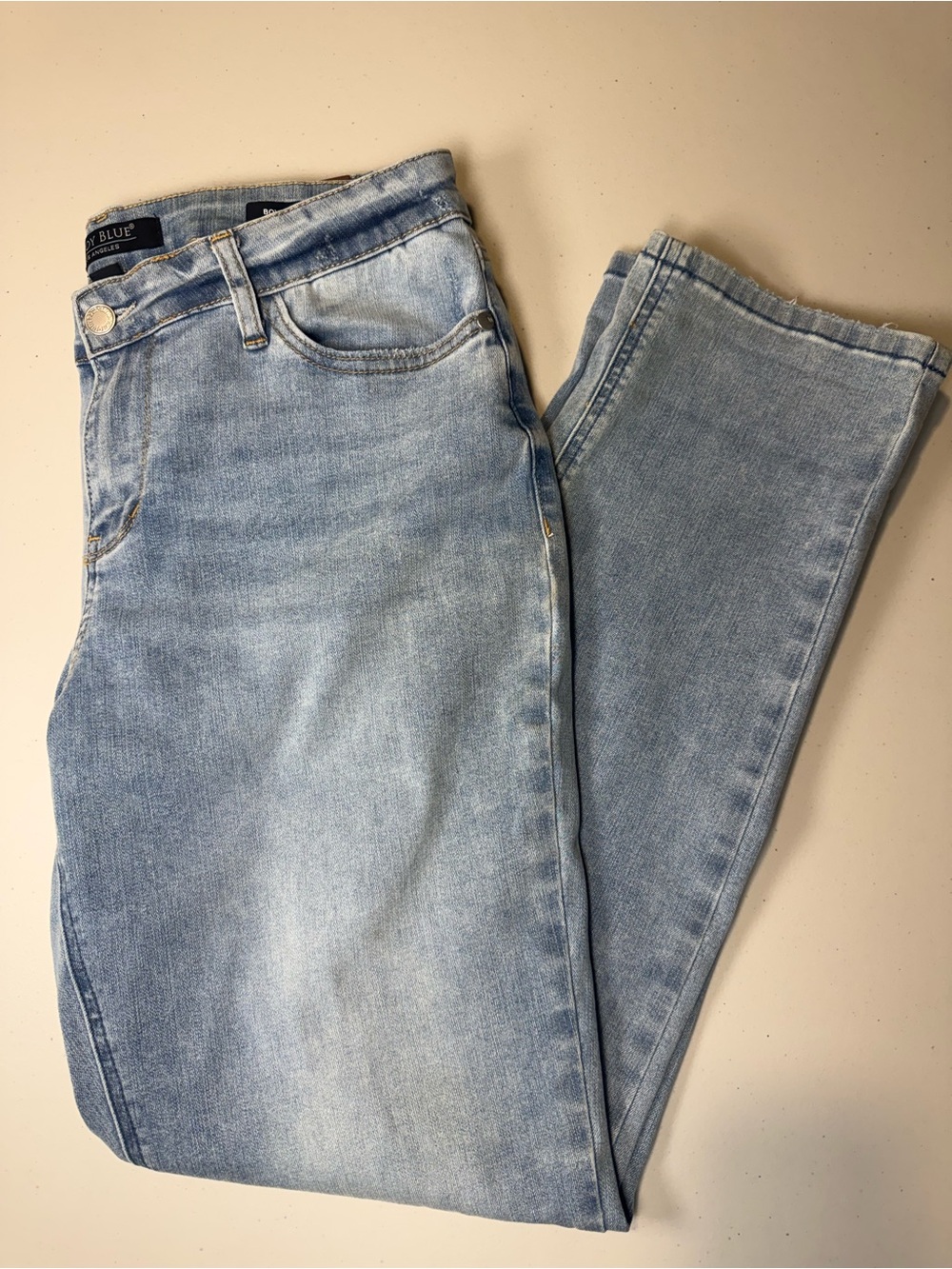 Judy Blue Light Blue Mid-Rise Boyfriend Women's Jeans Denim